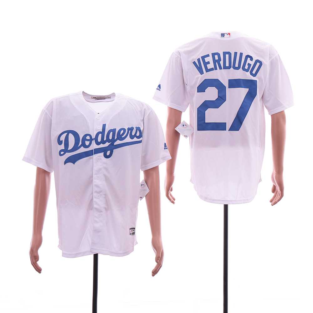 Dodgers 27 Alex Verdugo White Cool Base Jersey Sguo,We sell and wholesale Dodgers 27 Alex Verdugo White Cool Base Jersey Sguo on line form chian!